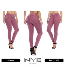 JEANS COLOMBIANOS, BUTT LIFT LEVANTA COLA HIGH WAIST SKINNY PUSH UP JEAN NYE