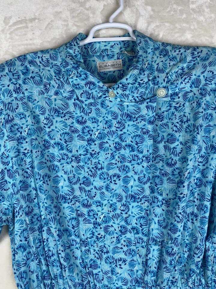 Vestido vintage Elizabeth para mujer Plus 22 calce acampanado midi Grannycore Cottagecore Foto 2 de 4