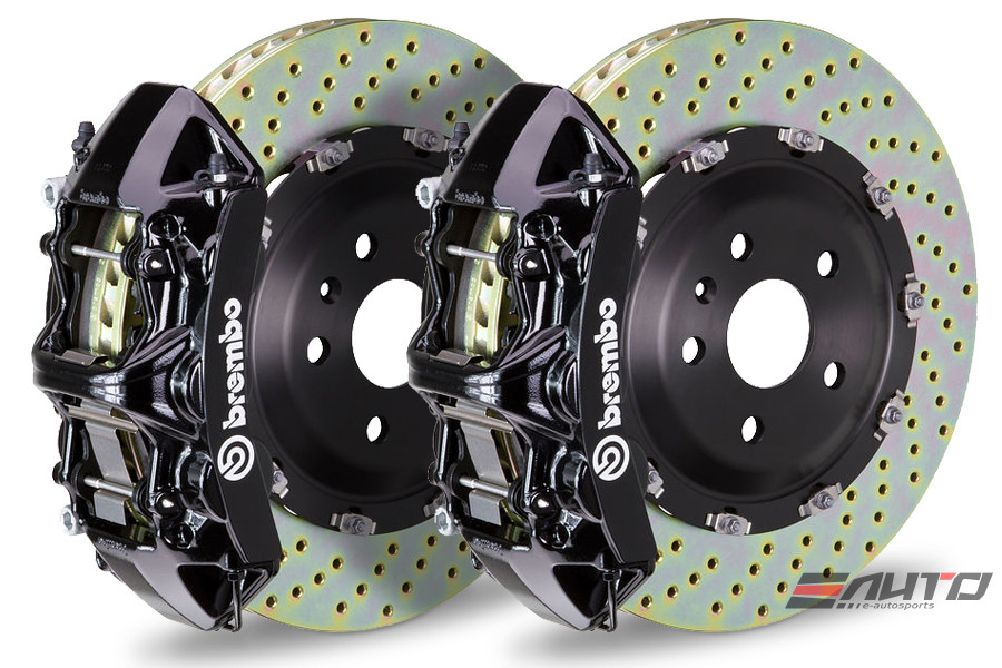 Brembo Front GT BBK Brake 6pot Black 380x34 Drill Ferrari 612 Scaglietti 04-11