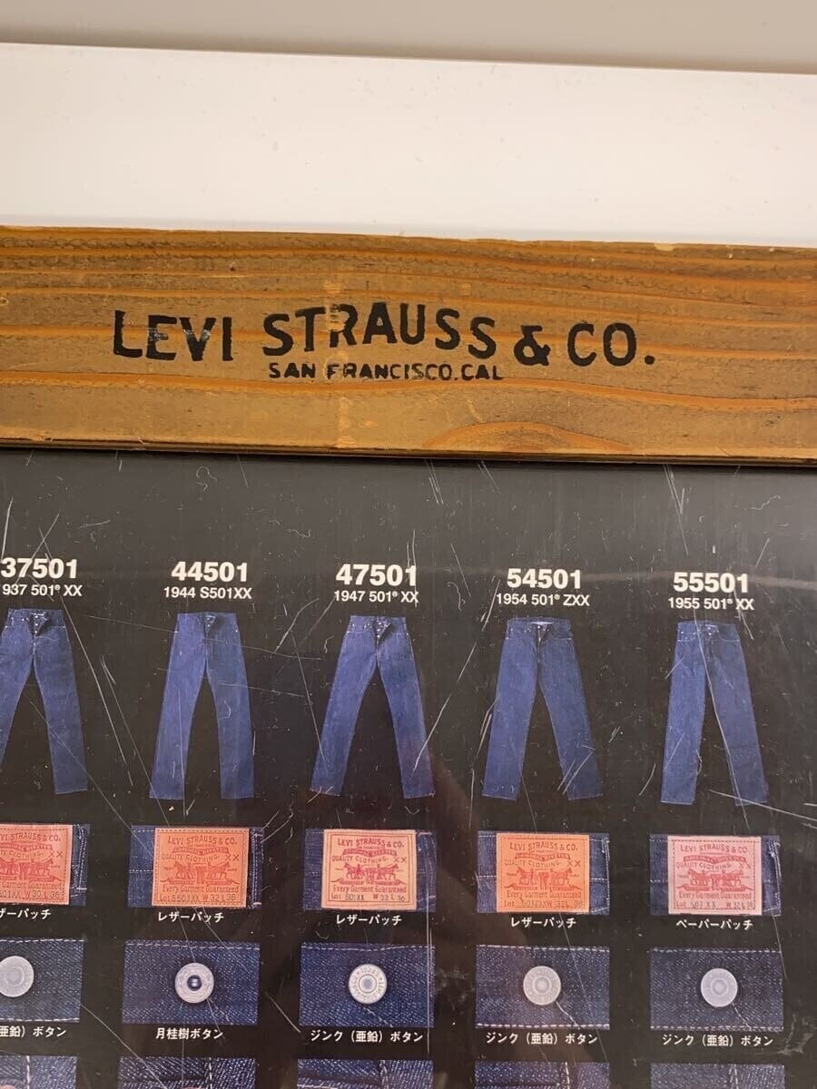 Levi's Strauss Store Promotional Advertising Display 501 Used From