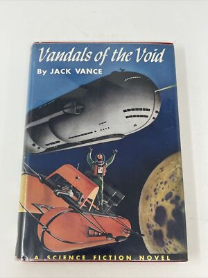 Vandals of the Void by Jack Vance SIGNED 1st DJ HC 1953 Ex-Library Winston SF