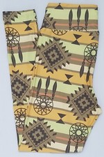 TC LuLaRoe Tall  Curvy Leggings Tribal Southwest Dream Catcher NWT W97