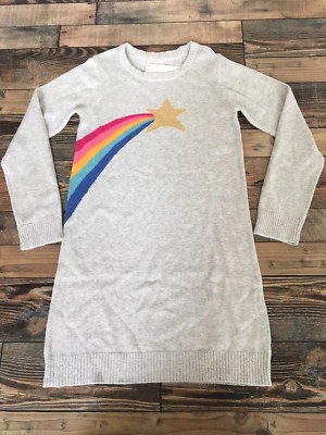 Gymboree Cosmic Club Shooting Star Sweater Dress Girls Rainbow NWT Size 