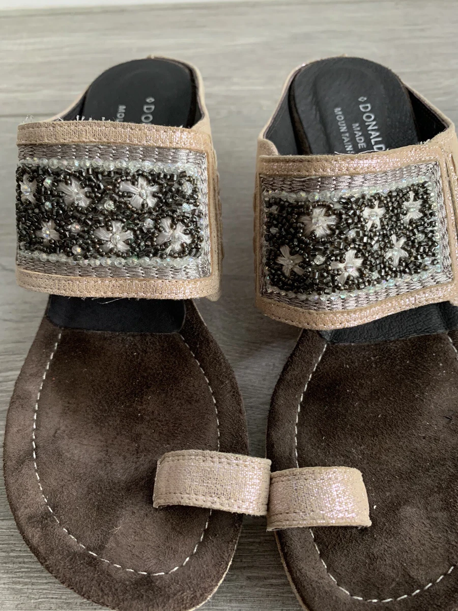 Donald pliner gold dust sandals sale