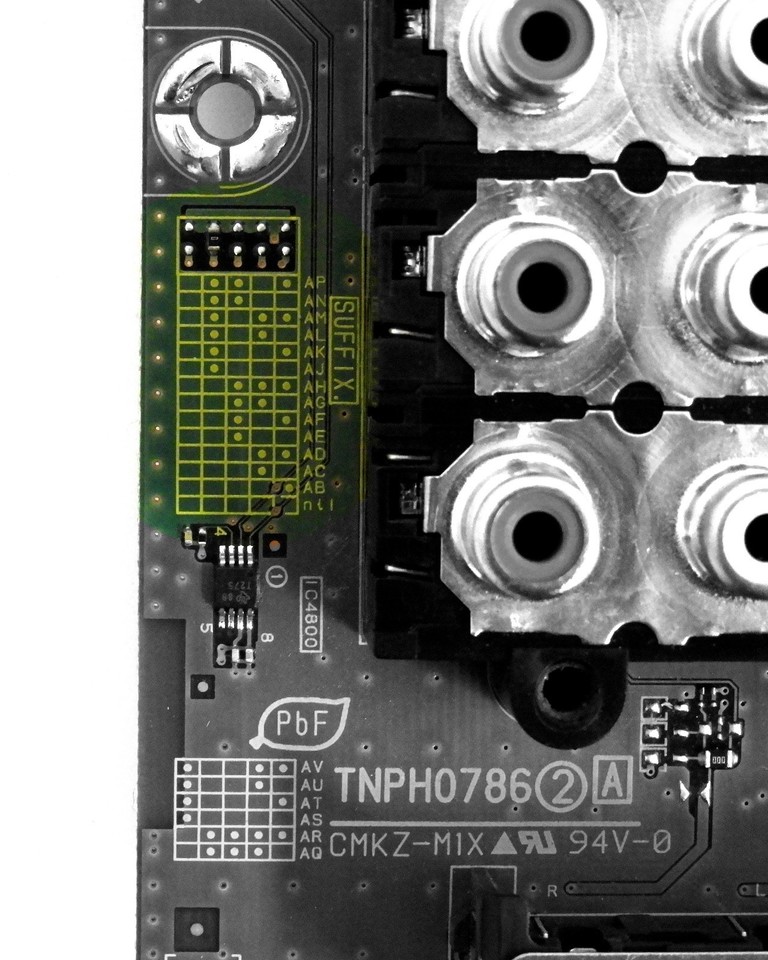 Carte Mère Panasonic TC-50PS14 - Référence TNPH0786AJ (suffixe AJ) - Occasion