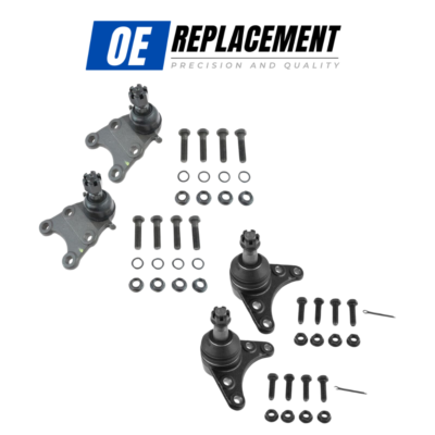 Complete Pair Of Front Upper Ball Joints For 2004-2012 Chevy Colorado & GMC Canyon - AM Autoparts