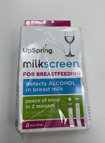 NEW Upspring Milkscreen (7) Test Strips Detect Alcohol in Breast Milk for Moms - Picture 1 of 3