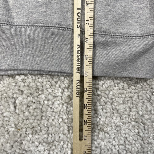 Polo Ralph Lauren Hoodie Boys Small 8 Grey Spell Out Patch Logo Pullover - Picture 9 of 10