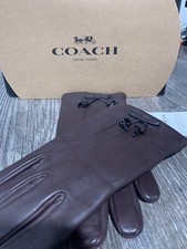 Coach leather Gloves NWT