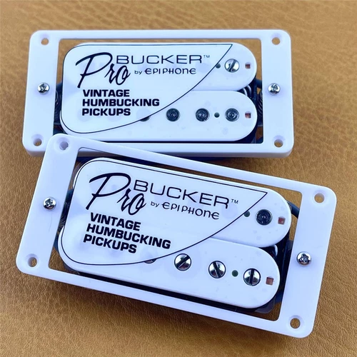 Pro Bucker White Zebra Vintage Humbucker Pickups For Epiphone Les Paul USA SHIP