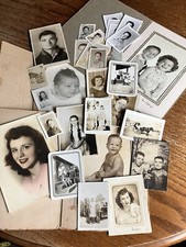 Lot Of 29 Vintage Photographs Black White and Color People Children