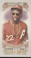 2021 Allen & Ginter UNCLE LARRY Mini A & G Logo Back -BASEBALL PERSONALITY- #207