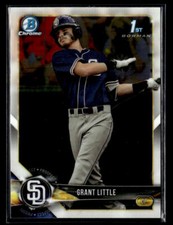 2018 Bowman Draft #BDC-110 Grant Little Chrome Card San Diego Padres