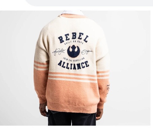 Heroes & Villains STAR WARS PRINCESS LEIA VARSITY CARDIGAN taglia media NUOVO ETICHETTE - Foto 12 di 23