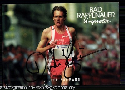 Dieter Baumann TOP AK Original Signed Athletics +A 61176