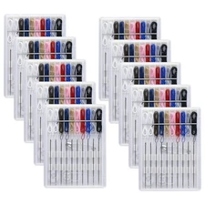 10 Boxes Quick Fix Sewing Kit Travel and Home Pre Threaded Needle Clothing