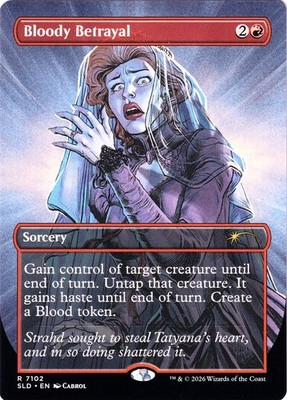 Bloody Betrayal 7102 R SLD MTG NM