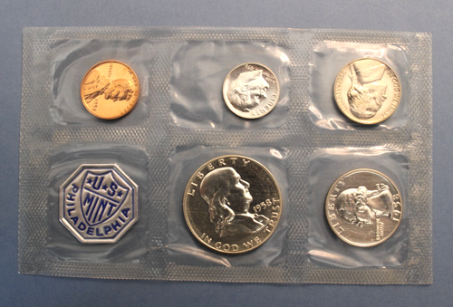 1958 SILVER PROOF SET, ORIGINAL MINT PACKAGING - Picture 2 of 4