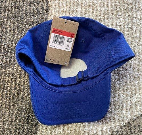 Gorra Nike Club Azul Real FB5368 480 Ajustable Talla L/XL Logo Futura Nueva con Etiquetas - Imagen 3 de 4