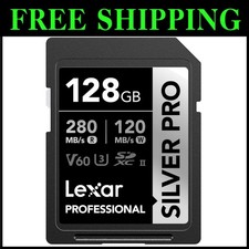 Professional 128GB UHS-II SD Card - C10, 280MB/s Read