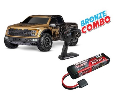 Traxxas Ford Raptor-R 4x4 4s VXL Ultimate Edition FOX SE Bronze Combo TRX1011...