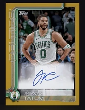 2025 TOPPS NBA DIGITAL FLAGSHIP JAYSON TATUM  LEGENDARY GOLD SIGNATURE 50 CC