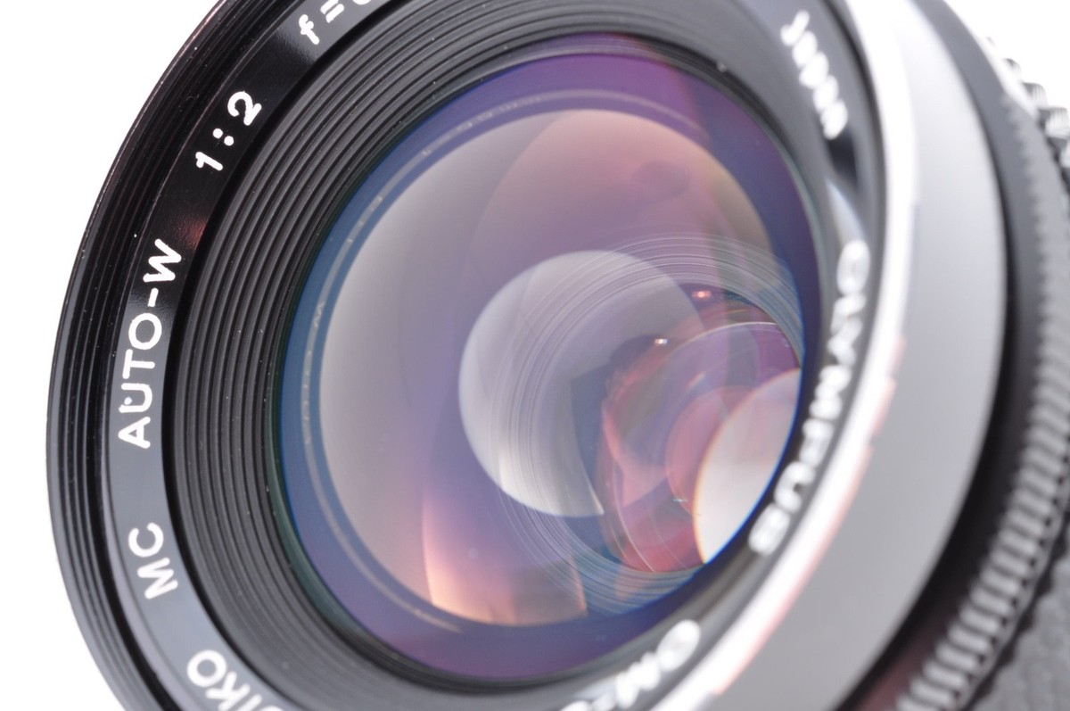 🎦 Olympus Zuiko MC Auto-W 35mm F/2 Wide Angle OM Lens #115655 JP