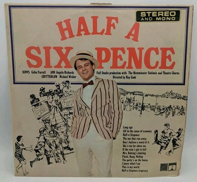HALF A SIXPENCE ERO 8108 STEREO AND MONI SAGA FROS RAY COOK LP RECORD 12 A1 UK  