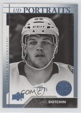 2017-18 Upper Deck Portraits Rookies Platinum Blue 12/25 Jake Dotchin #P-72 4ry
