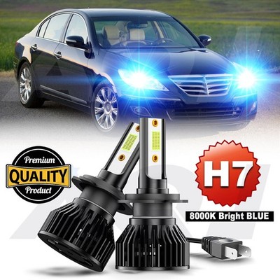 For Chrysler Crossfire 2004-2008 Combo Blue LED Headlight Hi&Lo Beam 2 Bulbs Kit