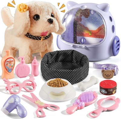 16 Pcs Robot Dog Toys for Girls, Toys for 3 4 5 6 7 8 Year Old Girls Kids Boys,