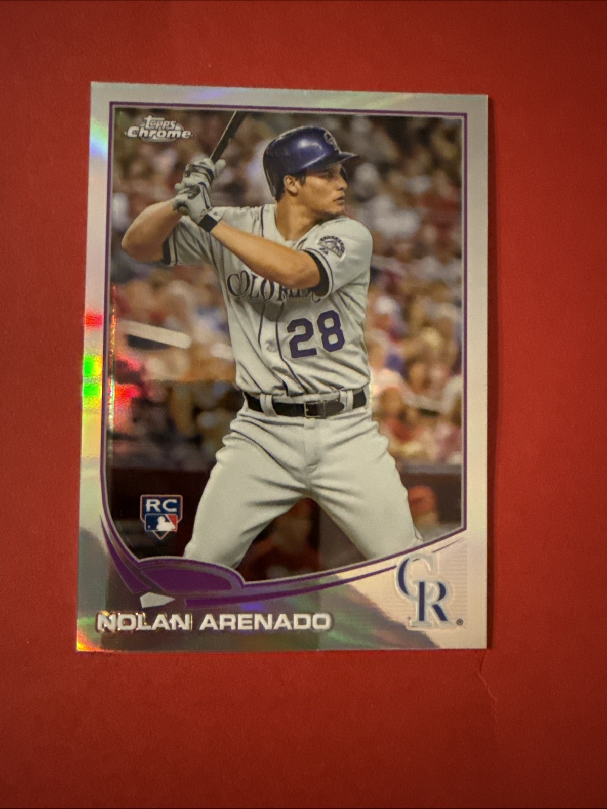 NOLAN ARENADO 2013 Topps Chrome REFRACTOR Rookie Card Logo RC Cardinals $ HOT $