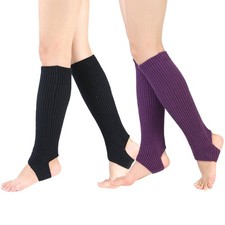 Long Leg Warmers Womens Slouchy Socks Ballet Pilates Dance Yoga Y2K Knit