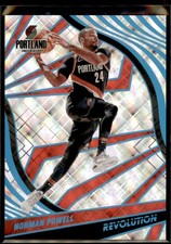 Norman Powell 2021-22 Panini Revolution Cosmic /99 #62 Portland Trail Blazers