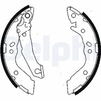 Hinterachse Delphi LS1836 Bremsbackensatz FüR Hyundai