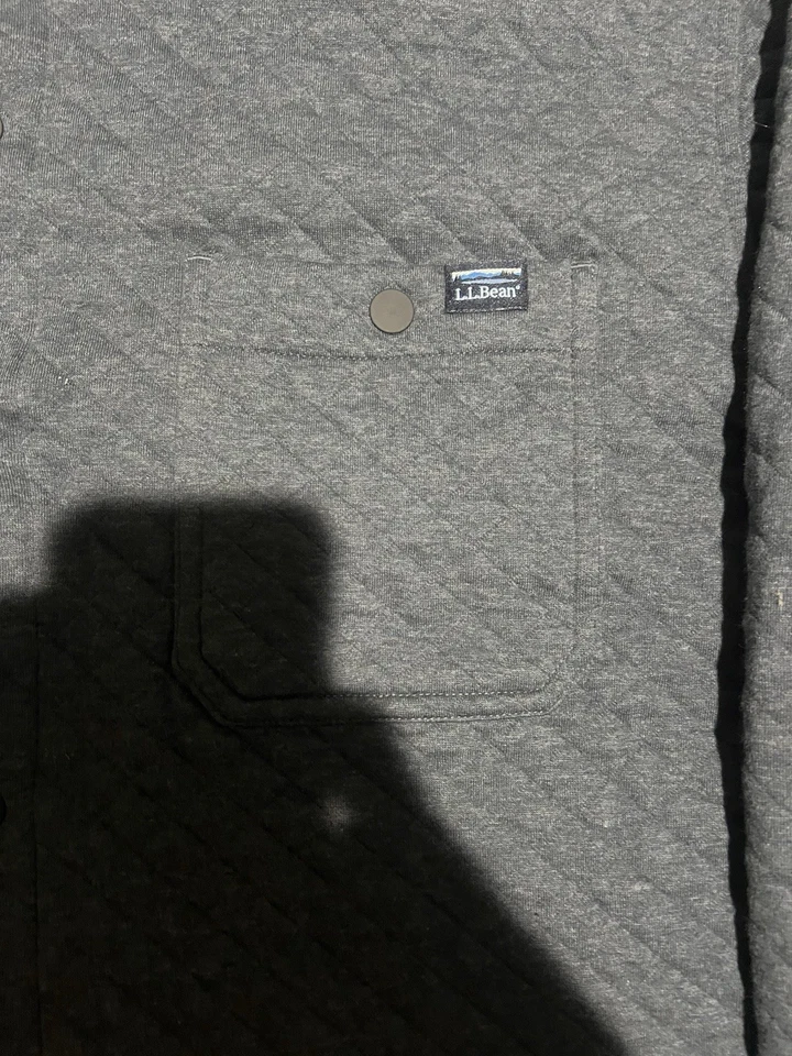 LL Bean Men’s Quilted Button Up Jacket Blue Outdoor Hiking Coat Size XXL Tall - Image 4 of 4