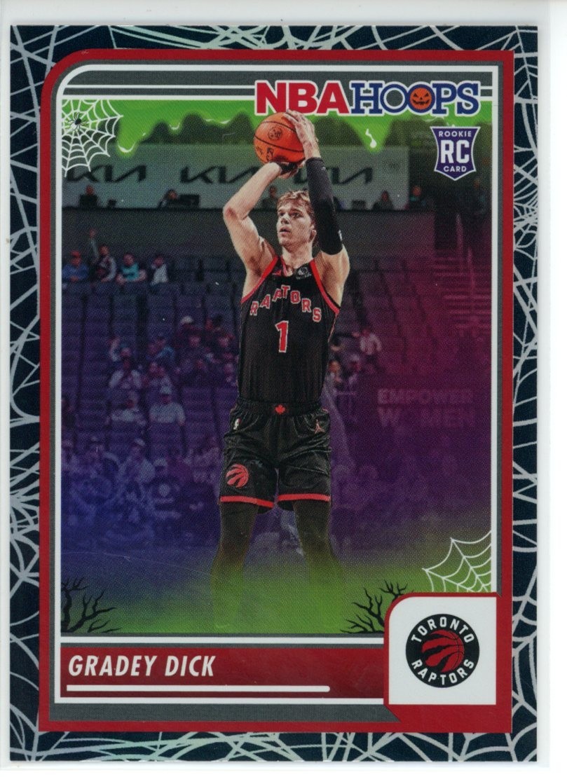 2023-24 Panini Haunted Hoops Gradey Dick Spider Web Holo RC