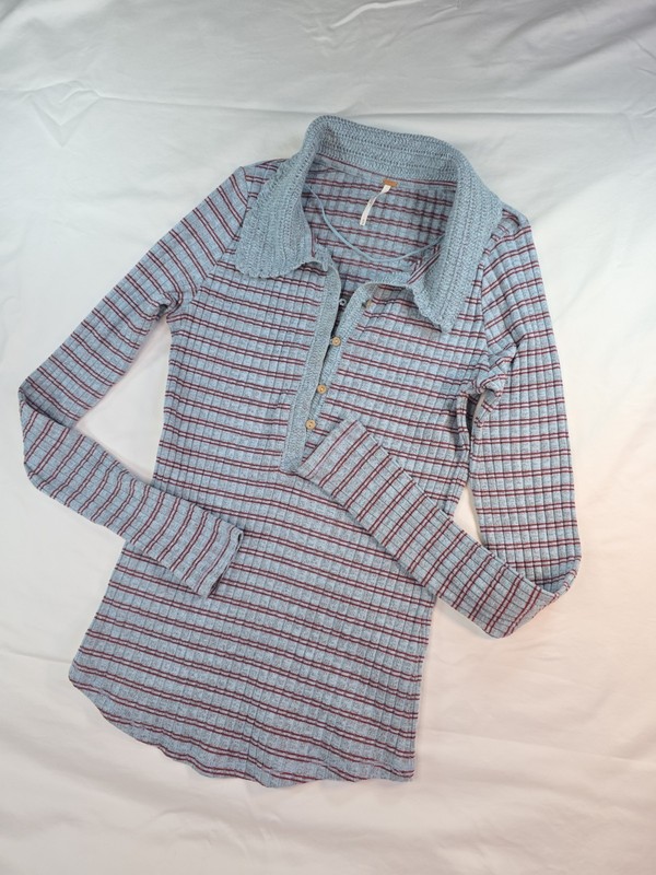 Free People Delilah Long Sleeved Top Size M