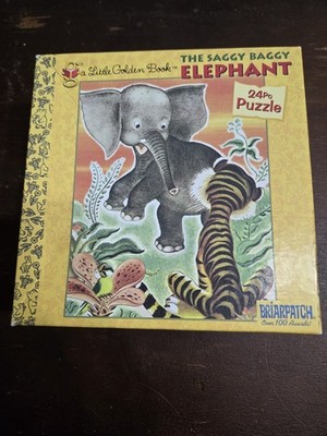 Briarpatch little golden book the saggy baggy elephant Puzzle 24 Pieces