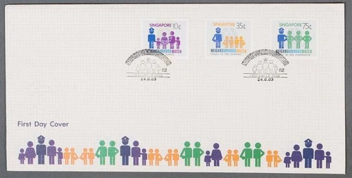 MayfairStamps Singapore FDC 1983 Neighborhood Watch Combo First Day Cover aax_50