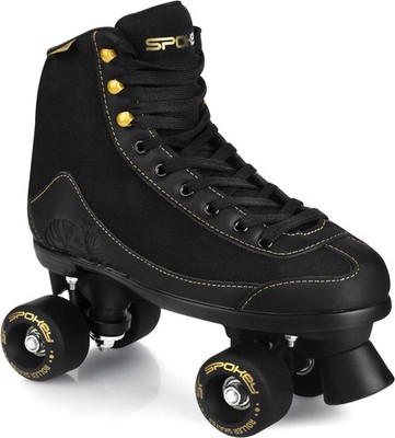Damen Rollschuhe Roller-Skates Disco ABEC-7 Inliner SPOKEY Ravina Schwarz