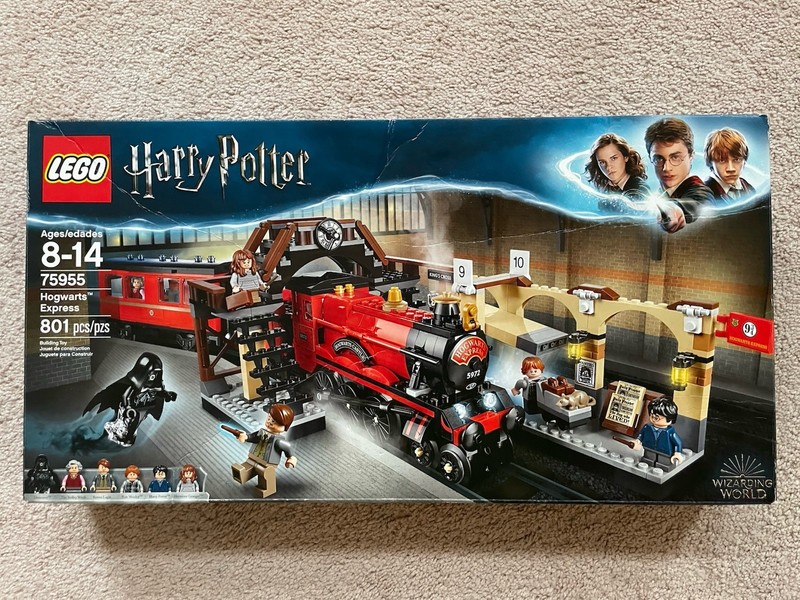 Lego Harry Potter Hogwarts Express-75955-Complete Set w/ #ed Bags, Manual, Minis