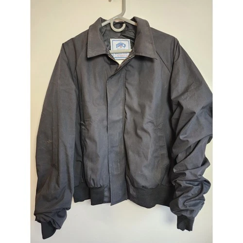US Navy Utility Jacket Black DSCP Quarterdeck Collection Bomber Workwear - product listing photo