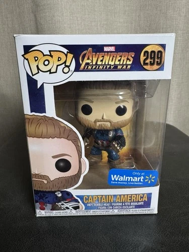 Funko! Pop - Captain America 299 Marvel Avengers Infinity War -Walmart Exclusive