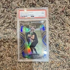 2020 Panini Select Football Blue Prizm Die-Cut Drew Brees #215 PSA 9