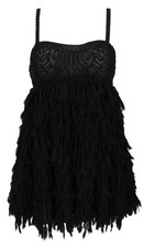 Ulla Johnson Harlow Dress Womens 00 Black Silk ($1,750 Retail) NWT