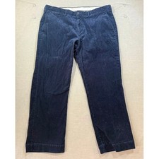 Polo Ralph Lauren Mens Classic Fit Corduroy Pants Navy Blue Size 40x29.