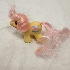 My Little Pony G1 Baby Milkweed Figure Yellow Pony Toy Hasbro 1987 Vintage MLP