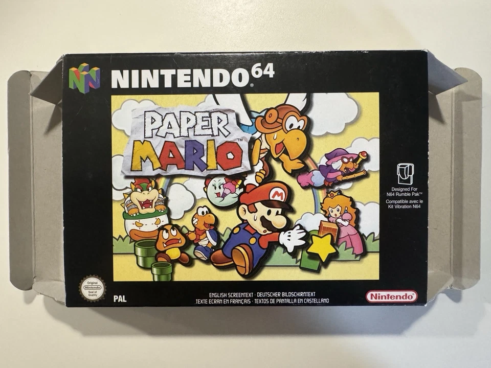 Paper Mario N64 CiB Top Zustand Nintendo - Bild 2 von 4