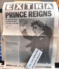 PRINCE - Orig. clipping LOVESEXY TOUR Review - New York Daily News 10-3-88